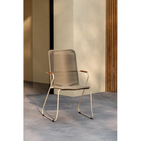 Bois Diningchair - Beige / Beige Rope