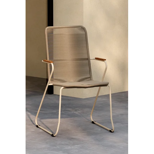 Bois Diningchair - Beige / Beige Rope