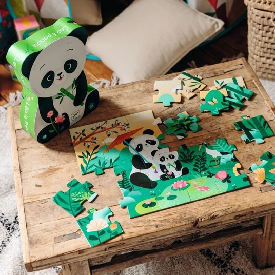 Siluetų dėlionė - Panda (24 detalių)