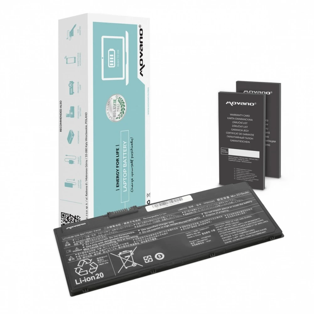 Movano Battery FPB0338S for Fujitsu LifeBook