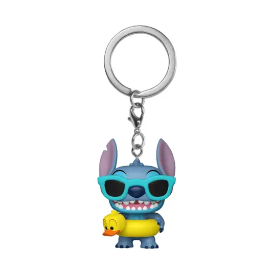 FUNKO POP! Raktų pakabutis: Disney: Lilo & Stitch - Stitch in Tube