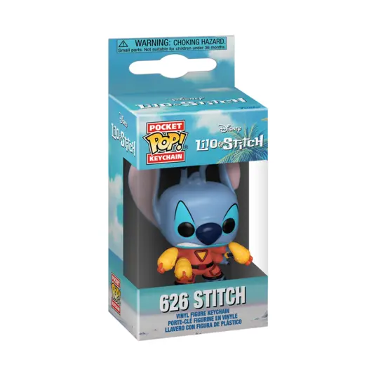 FUNKO POP! Raktų pakabutis: Disney: Lilo & Stitch - Stitch 626
