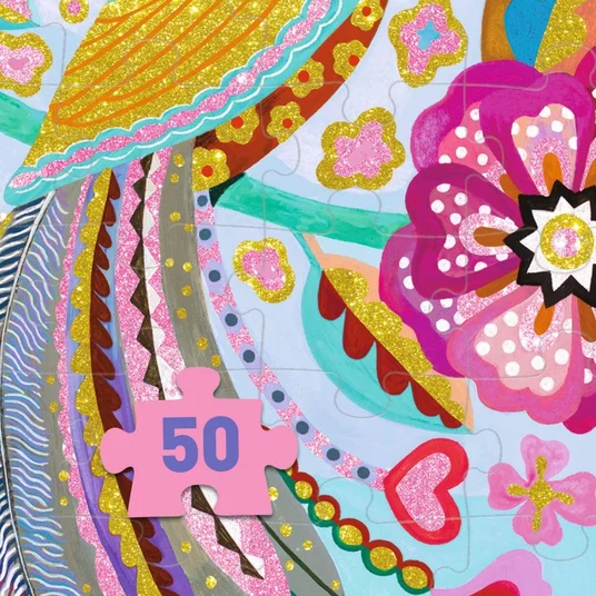 Wizzy dėlionė - Žėrintis paukštis (50 detalių)