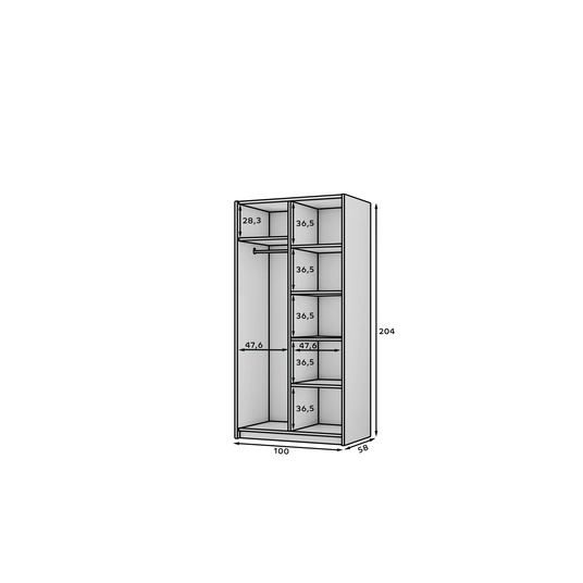 Alera II Hinged Wardrobe