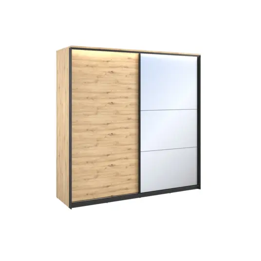 Spinta QUANT QS1DAC, ąžuolas-artisan/juoda