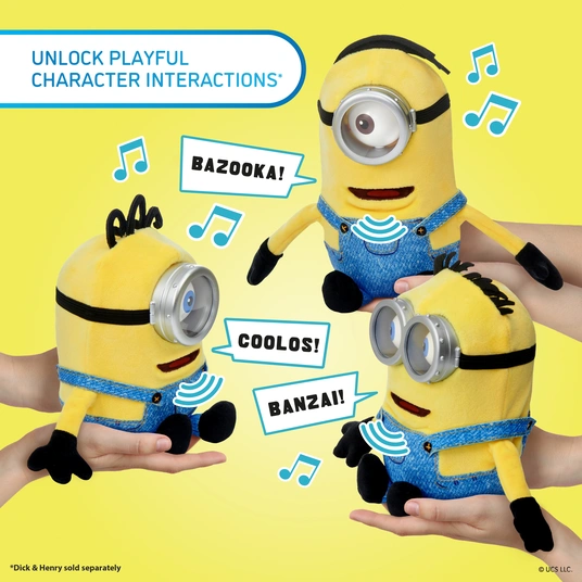 REAL FX MINIONS Palm Puppetronic interaktiivne mänguasi - James