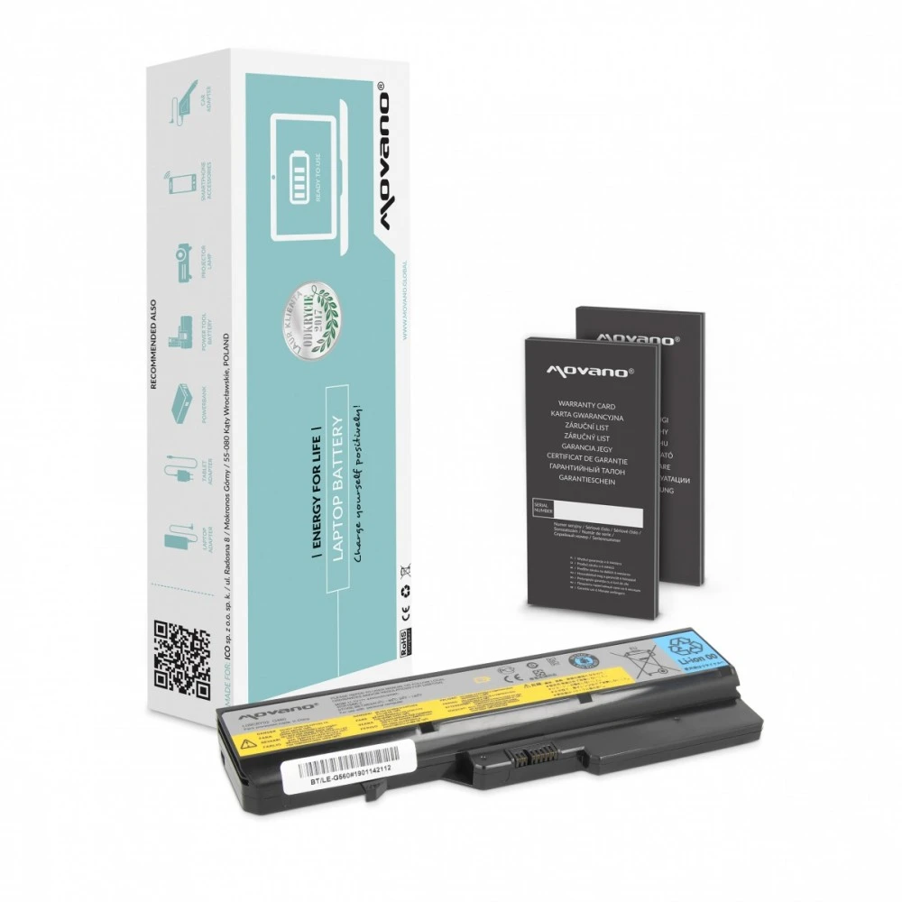 Movano Battery L09L6Y02 for Lenovo B570