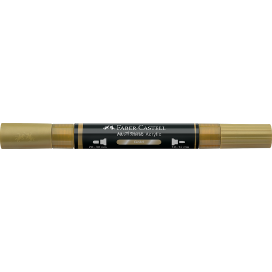 Akrilinis žymeklis Faber-Castell Multimark SP, auksinė spalva 250