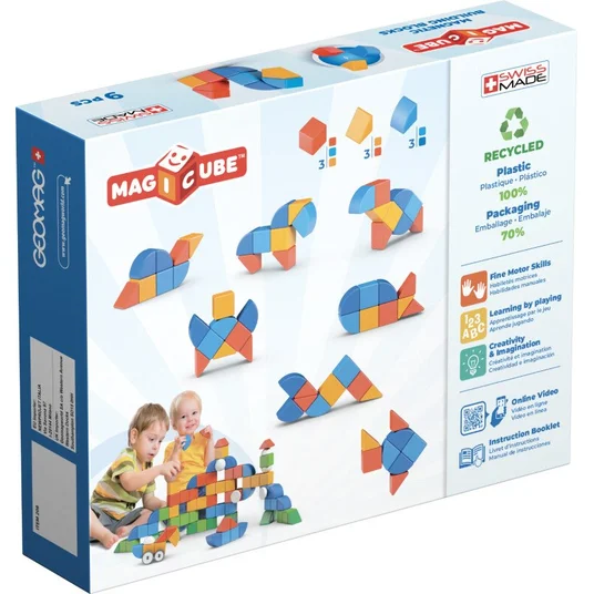 Magnetinės kaladėlės Geomag Gyvūnai (9 vnt.)
