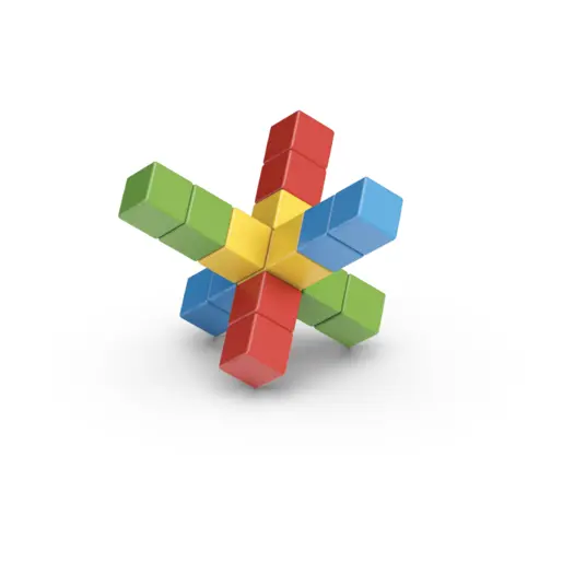 Magnetiniės kaladėlės Geomag Kūrybinis rinkinys (16 vnt.)