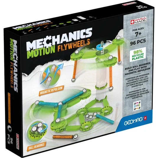 Magnetinis konstruktorius - Mechanika - Smagračiai (96 vnt.)