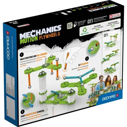 Magnetinis konstruktorius - Mechanika - Smagračiai (96 vnt.)