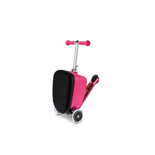 Paspirtukas Micro Luggage Junior Patch & Play Pink