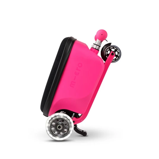 Paspirtukas Micro Luggage Junior Patch & Play Pink