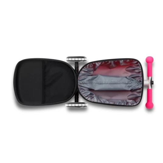 Paspirtukas Micro Luggage Junior Patch & Play Pink