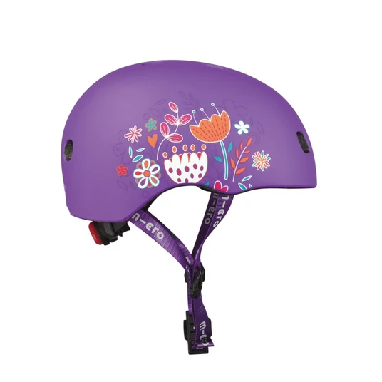 Šalmas Micro Floral Purple M