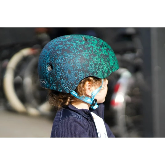 Šalmas Micro Mandala Green-Blue M