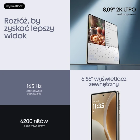 Motorola razr fold 16/512GB Lily White