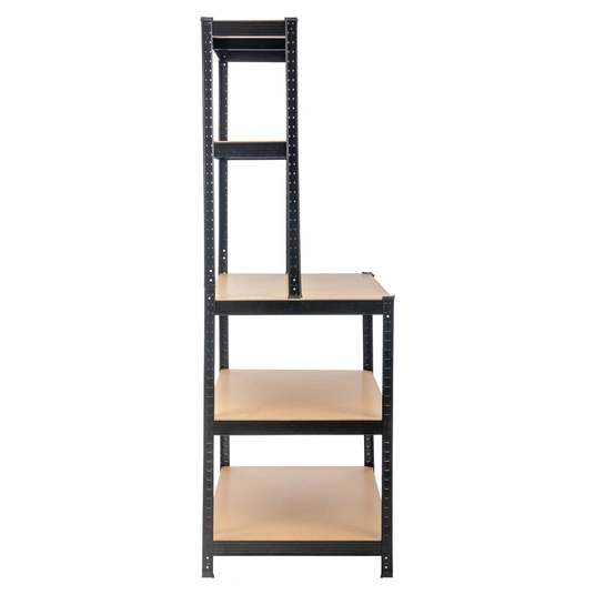 Sandėlio lentynų stovas su antstatu P100x30/60x180 (OT)