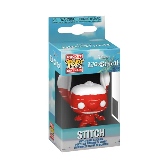FUNKO POP! Raktų pakabutis: Lilo & Stitch - Stitch Badness Level (Deco)