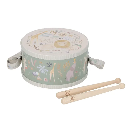 Little Dutch muzikinis būgnų rinkinys Safari Friends FSC