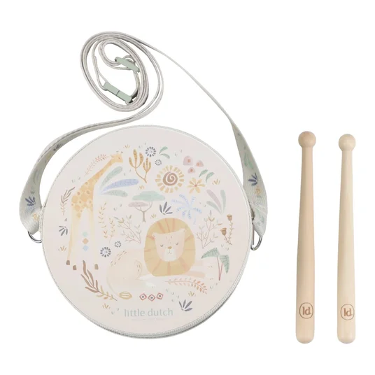 Little Dutch muzikinis būgnų rinkinys Safari Friends FSC