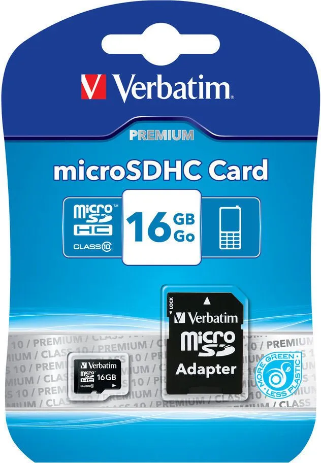 Karta Verbatim Premium MicroSDHC 16 GB