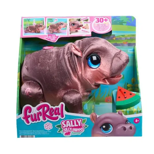 FURREAL interaktiivne pehme mänguasi - Sally the Silly Hippo