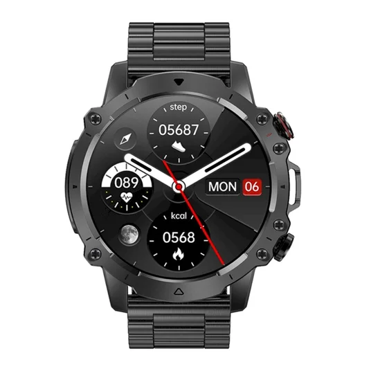 Rubicon RNCF18-1 Smartwatch with Bracelet + Strap / black