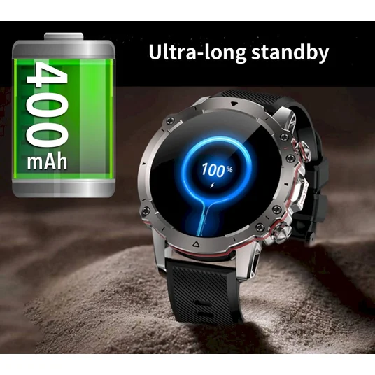 Rubicon RNCF18-1 Smartwatch with Bracelet + Strap / black