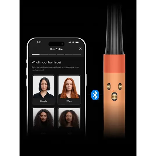 Plaukų formavimo prietaisas Dyson Airwrap HS08 Multistyler i.d. Straight+Wavy Ceramic apricot/Topaz