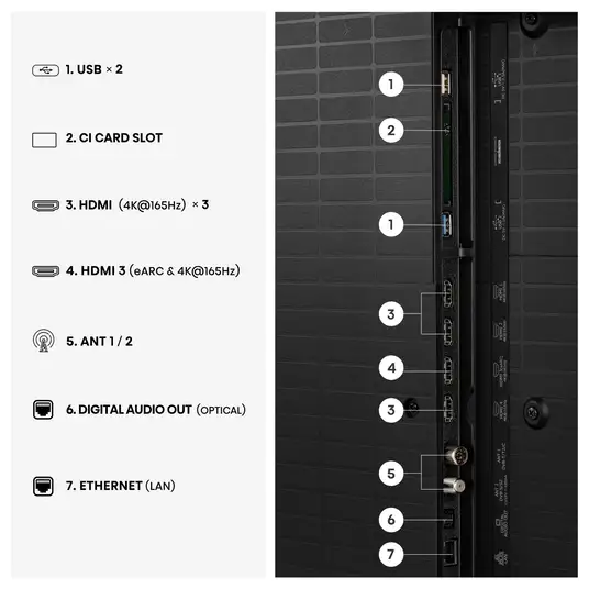 Televizorius Hisense 65U7S Pro MiniLED 65" Smart
