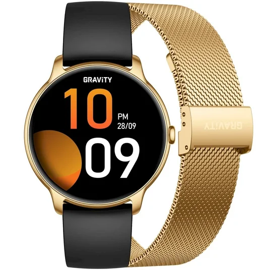 Smartwatch Gravity Gold Strap + Bracelet GT31-2 / gold