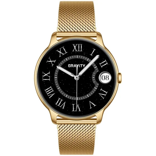 Smartwatch Gravity Gold Strap + Bracelet GT31-2 / gold