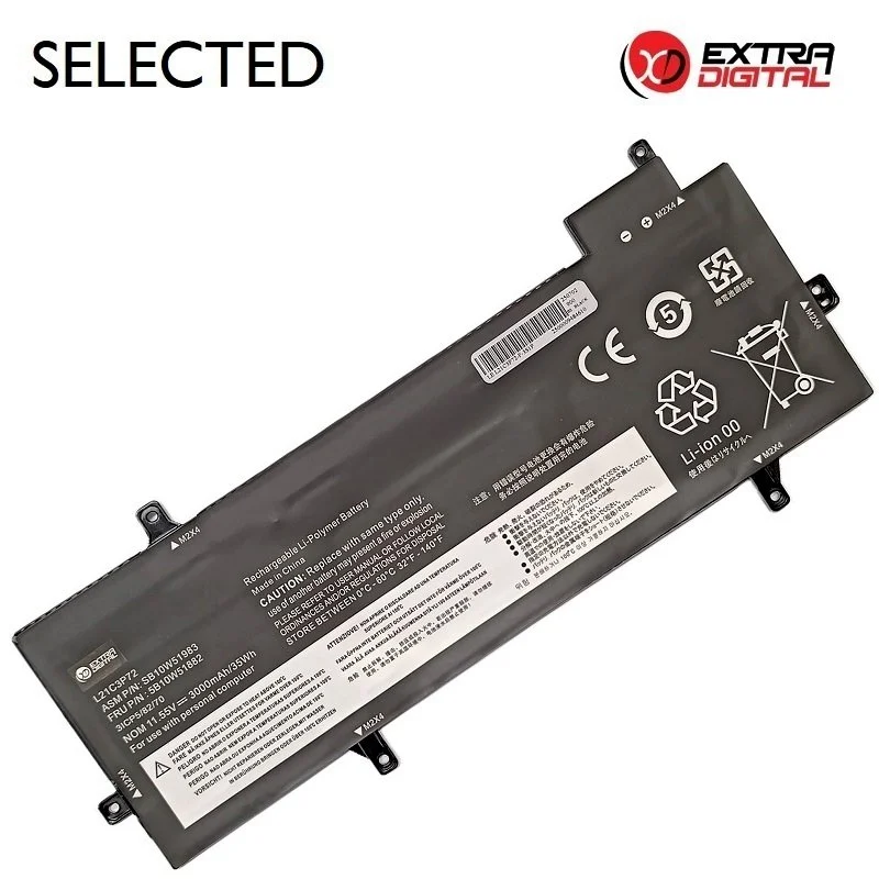 ExtraDigital Notebook Battery LENOVO L21C3P72 3000mAh