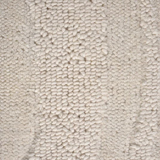 Kilimas Mila, vilnonis, tuftuotas, organiškos formos, 120 × 180 / 160 × 230 / 190 × 290 cm, kreminės spalvos