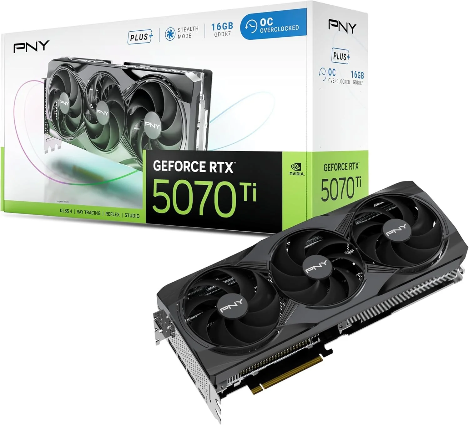 PNY GeForce RTX 5070 Ti Overclocked