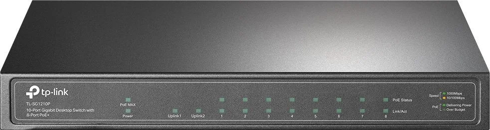 Komutators TP-Link TL-SG1210P
