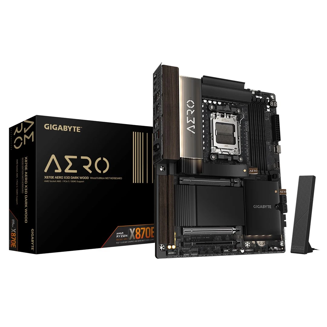 GIGABYTE X870E AERO X3D DARK WOOD