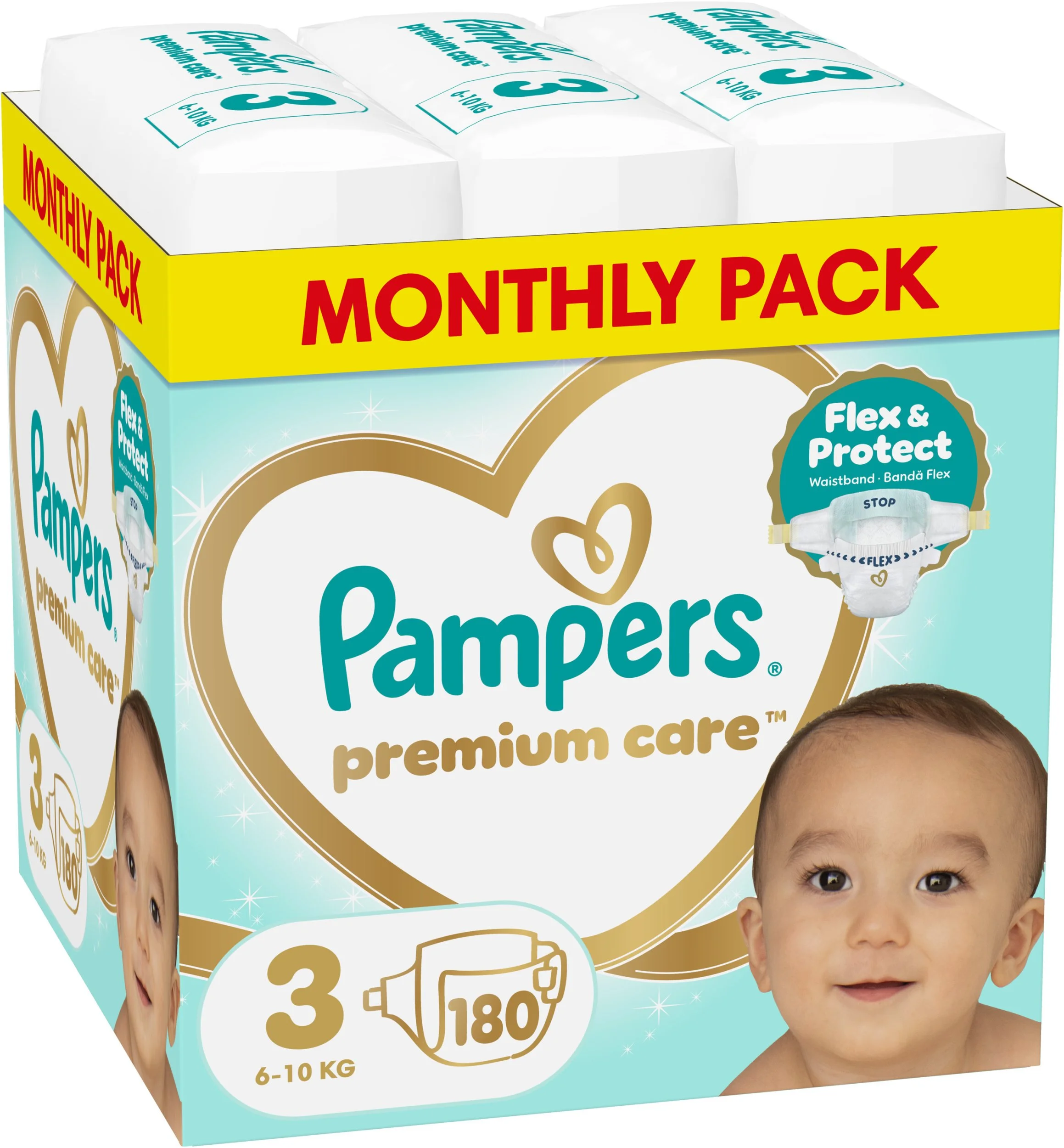 "Pampers" "Premium Care" autiņi