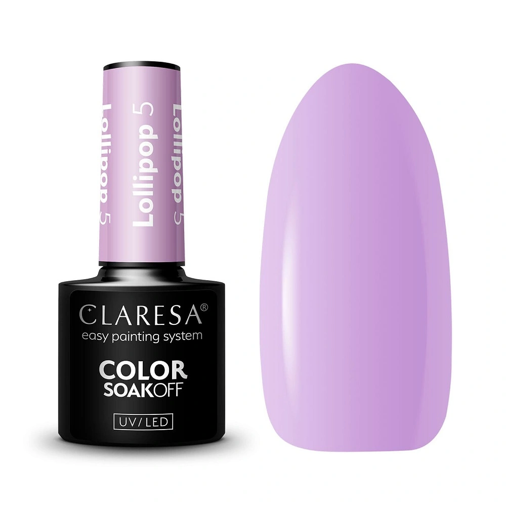 CLARESA_Soak Off UV/LED "Lollipop" hibrīda