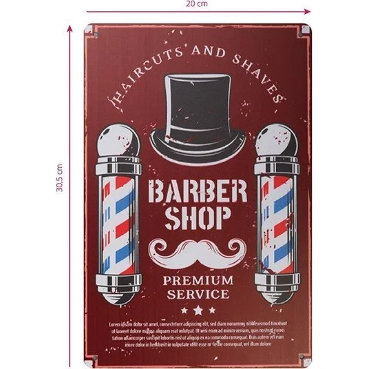 Activeshop DEKORATYVINĖ LENTA „BARBER“ B030
