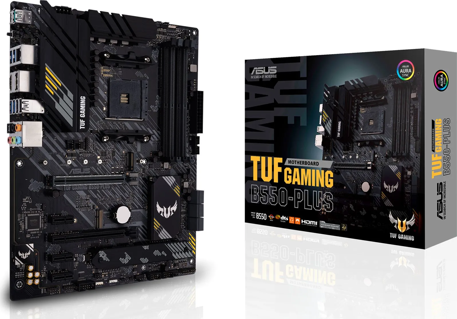"Asus TUF GAMING B550-PLUS" pamatplate