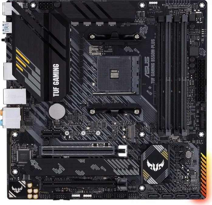 "Asus TUF GAMING B550M-PLUS" pamatplate