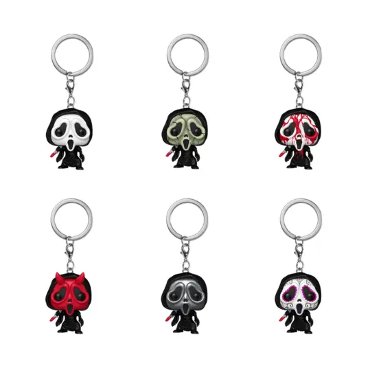 FUNKO POP! Stebuklingas raktų pakabutis: Ghost Face - 12pc PDQ
