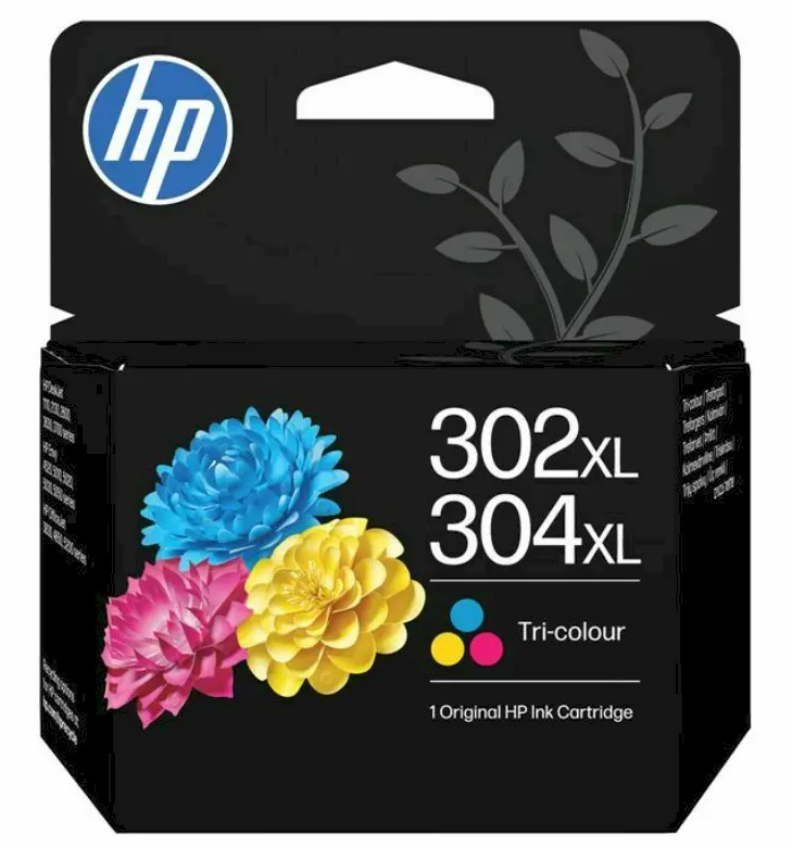 Original Ink cartridge Tri-Color HP 302/304XL