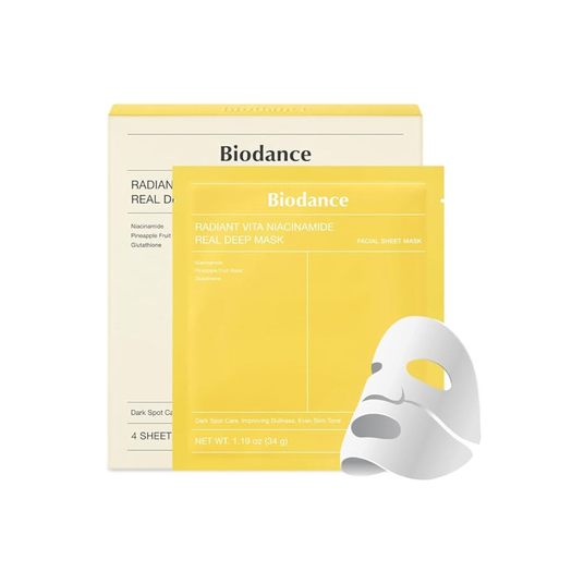 Veido kaukė Biodance Radiant Vita Niacinamide Real Deep Mask 136 g