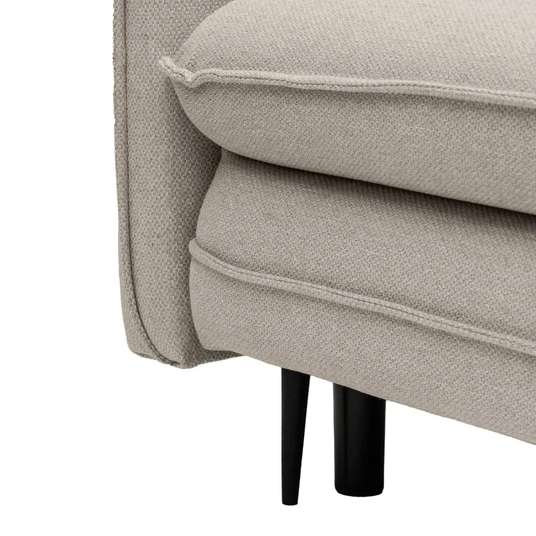 „Notti“ sofa su miego funkcija ir daiktų laikymo dėže, smėlio-pilkos spalvos