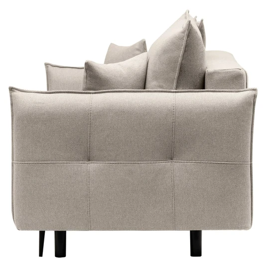 „Notti“ sofa su miego funkcija ir daiktų laikymo dėže, smėlio-pilkos spalvos
