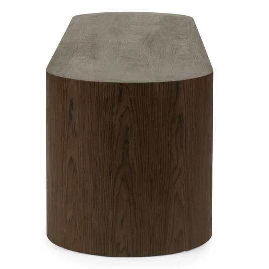 „Aspen“ televizoriaus spintelė su stalčiais, 200 cm, tamsus riešutas